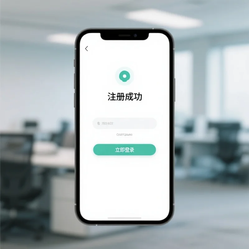 账户注册成功提示